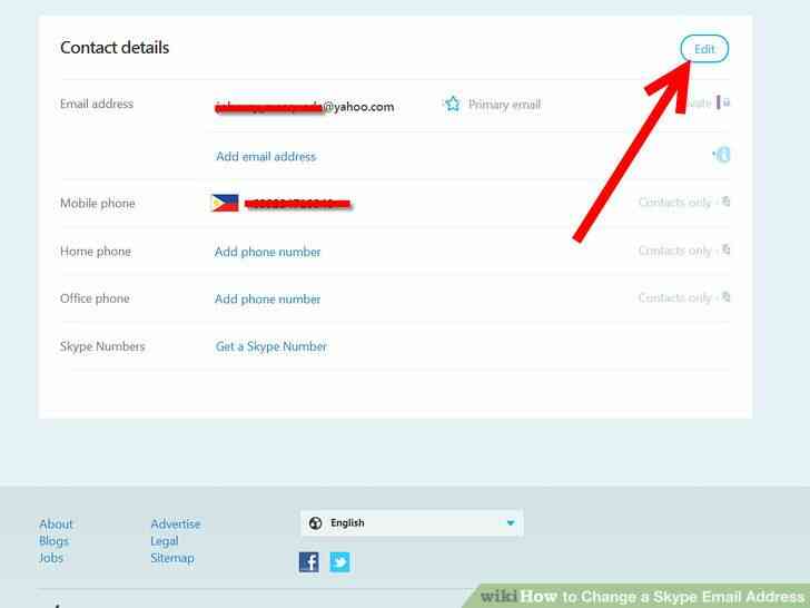 Image intitulé Modifier un Skype Email Adresse de l